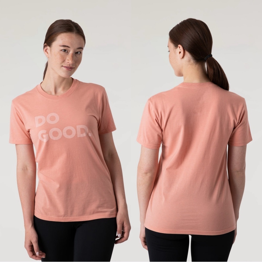 Cotopaxi Women’s Organic Cotton Do Good T-Shirt Crew Neck Shortsleeve Orange M